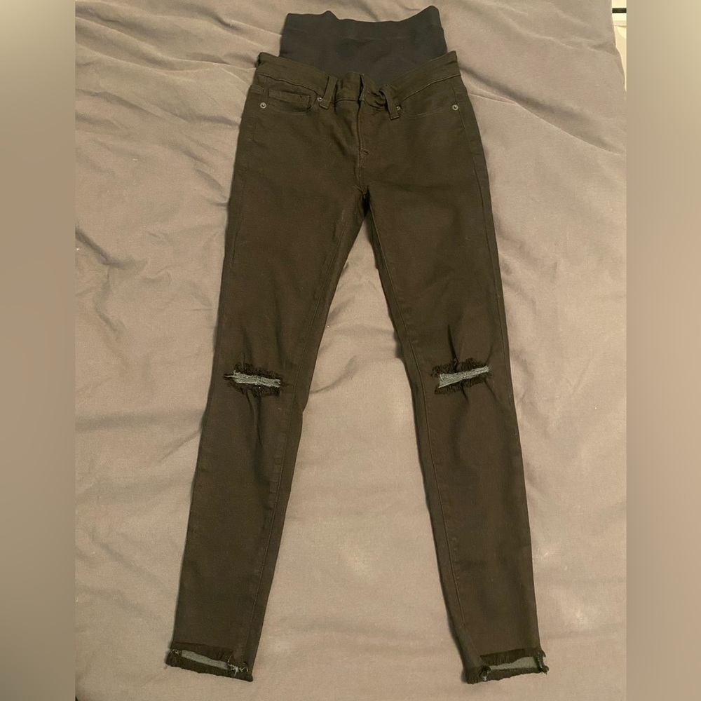 Blanqi maternity distressed skinny jeans